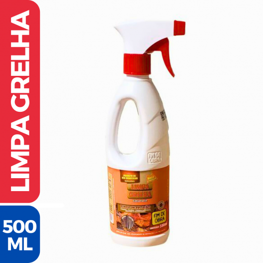 Limpa Grelha Fogão Churrasqueira C/ Gatilho Extra Forte Fim de Obra - 500ml