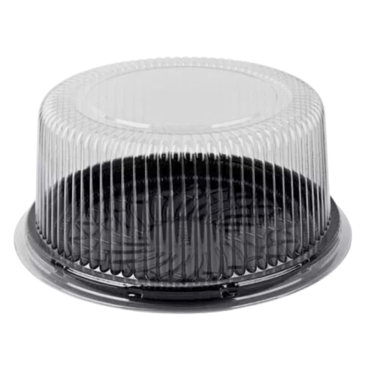 Embalagem p/ Bolos e Tortas Pequena Alta Preta - G50MA - 50 Unidades