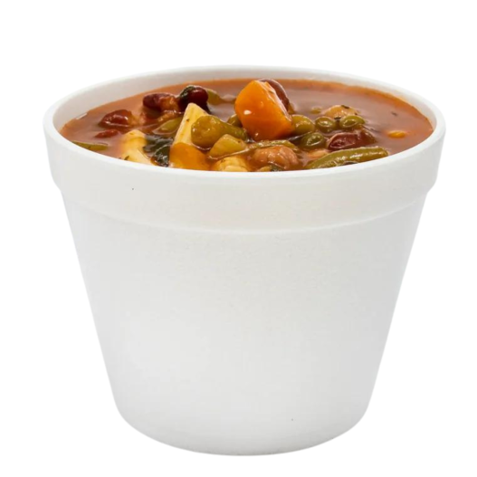 Pote Térmico Isopor EPS 240ml Sopa Açaí Caldo - 20 Unidades