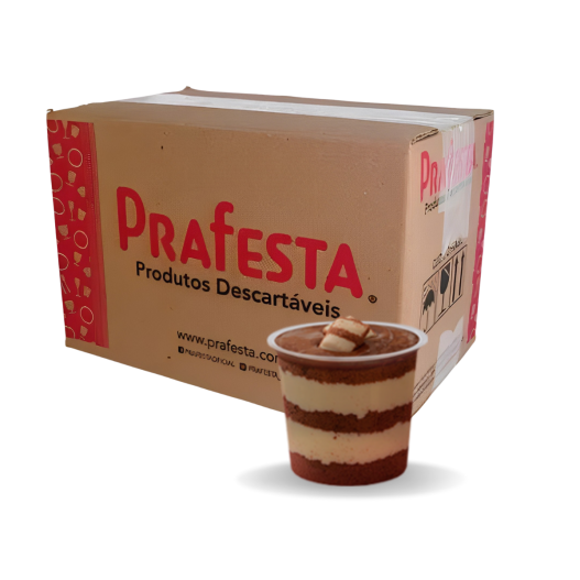 Pote Redondo C/ Tampa 350ML - 18 Pacotes de 24 Unidades