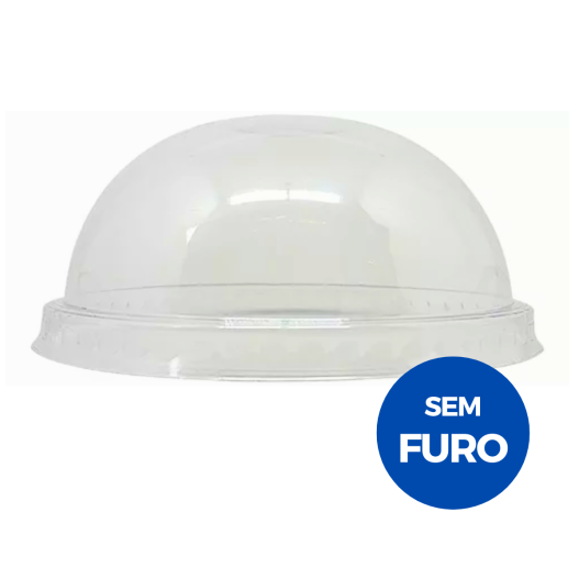 Tampa Bolha Pet S/ Furo Copo Felicidade - 100 Unidades