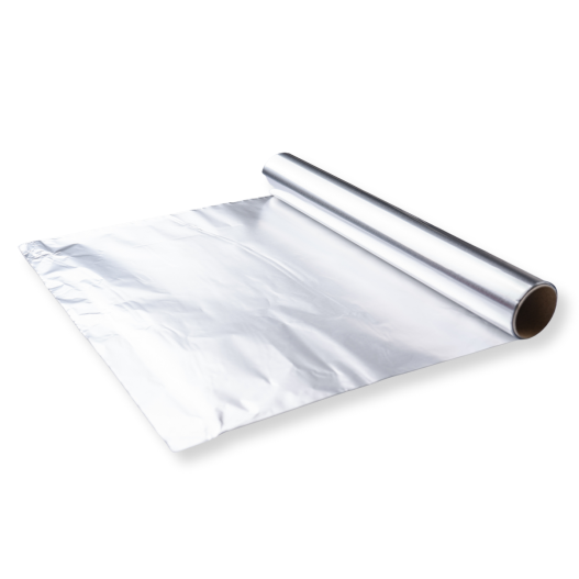 Rolo Bobina Papel Folha Alumínio Frango 45cm X 4mts - 25 Unidades