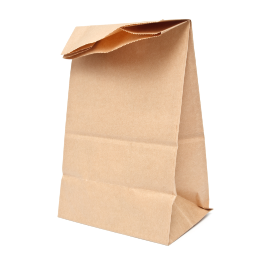 Saco P/ Delivery SOS Pardo - Extra GG 33 X 37 X 20 - 50 Unidades