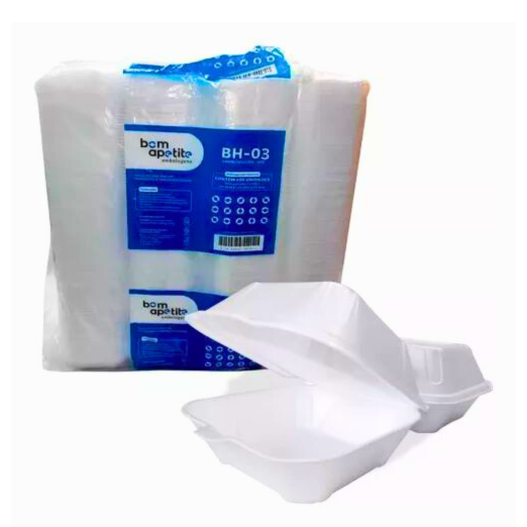 Hamburgueira Isopor Eps Lanche BH-03 - 400 Unidades