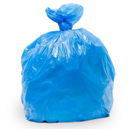Saco de Lixo P/ Embalar Azul 100LTS - 100 Unidades
