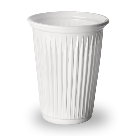 Copo PS Descartável 80ML Branco Copoplast Água Café - 100 Unidades