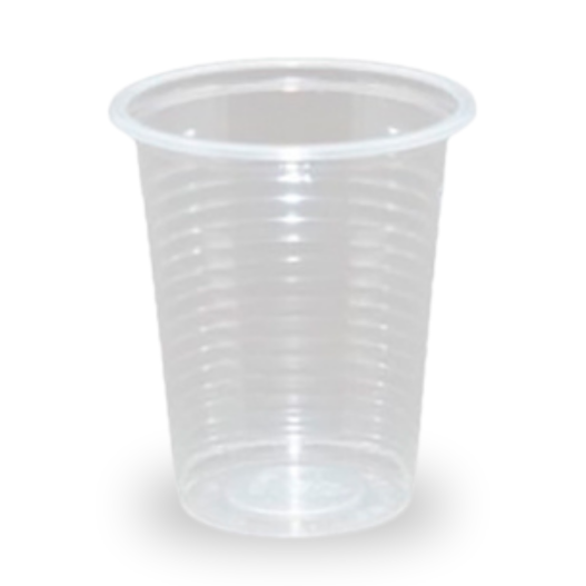 Copo PS Descartável 80ML Transparente Copoplast Água Café - 100 Unidades