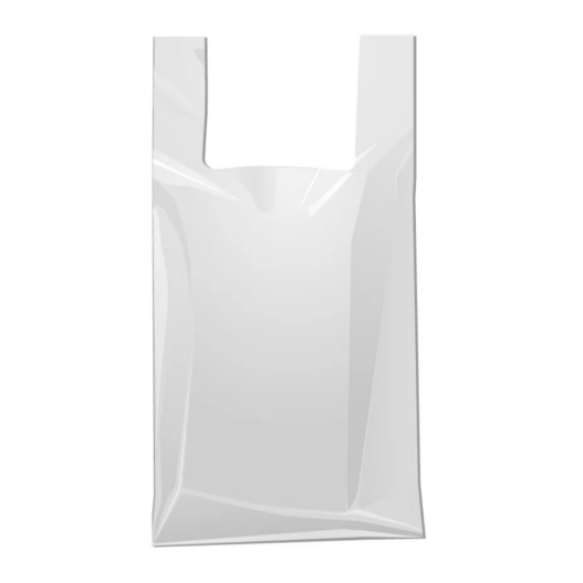 Sacola Plástica Branca Lisa Economica 25 x 35 Extrusa pack - 1000 Unidades