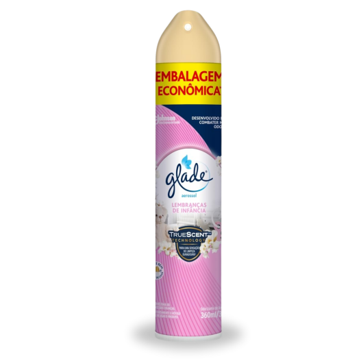Odorizador Bom Ar Ambiente Aerossol Lembrança  de Infância Glade 360ml