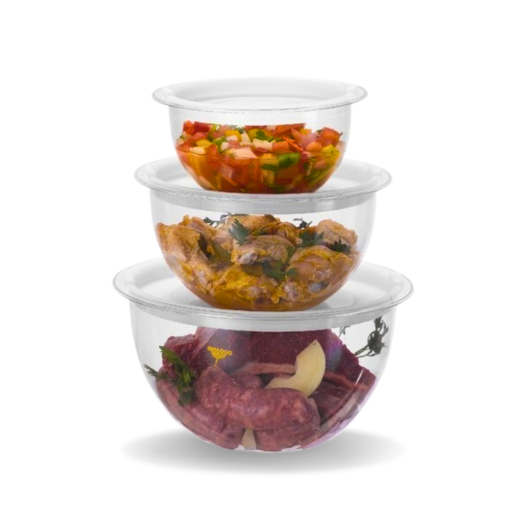 Pote Bowl C/ Tampa 250ML - 20 Unidades