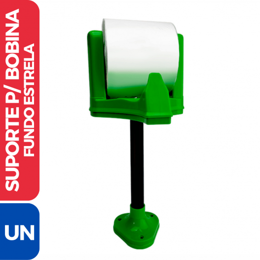 Suporte P/ Bobina Fundo Estrela C/ Base - Verde