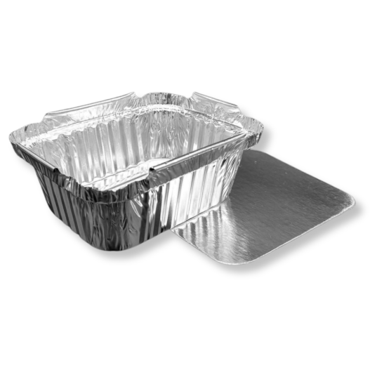 Marmitinha Bandeja Alumínio D12FS Retangular 220ML P/ Doces - 100 Unidades