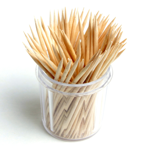 Palito de Dente Bambu Sachê - 50000 Unidades