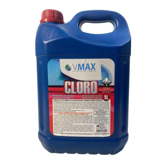 Hipoclorito de Sódio Cloro Líquido 10% - 5LTS