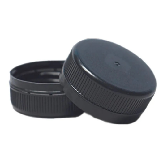 Tampa 38MM Lacre P/ Garrafa Pet Suco Caldo de Cana Preta Decoplast - 100 Unidades