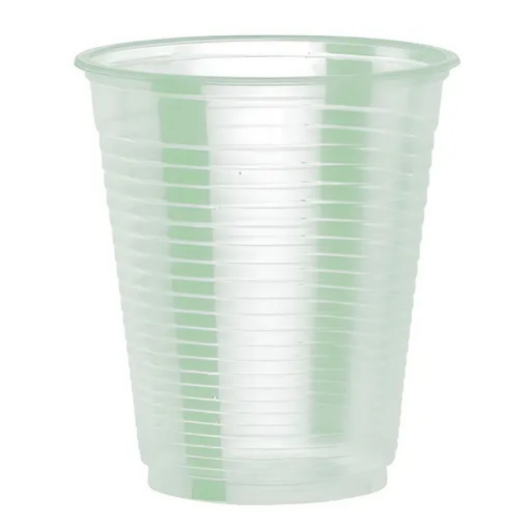 Copo Plástico Descartável 180ml Biodegradavel Verde Transparente Copomais - 100 Unidades