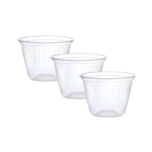 Pote Transparente 100ML - 100 Unidades