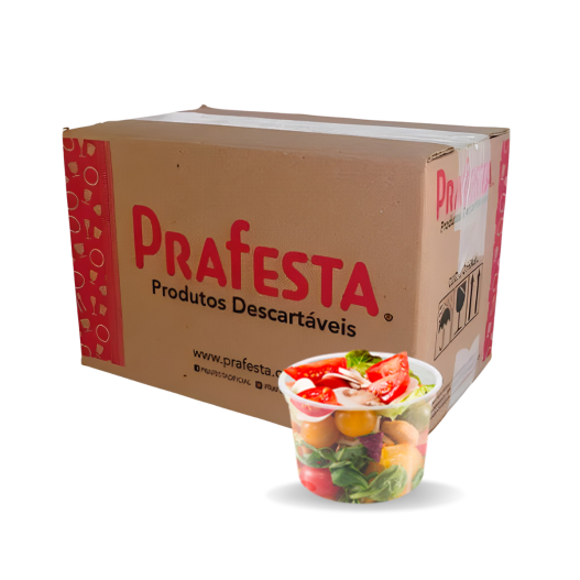 Pote Redondo C/ Tampa 1000ML - 8 Pacotes de 24 Unidades