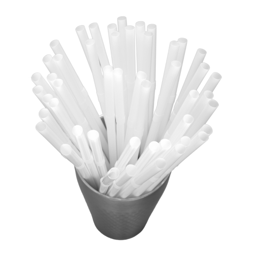 Canudo FastFood Biodegradavel (Sache) -  30 Pacotes C/ 100 Unidades