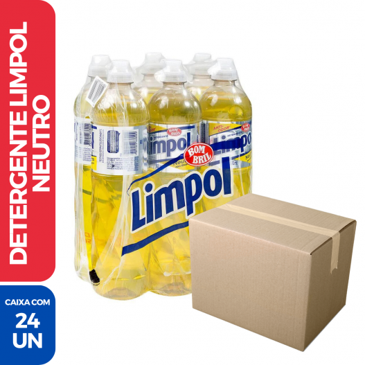 Detergente Limpol Neutro 500ML - 24 Unidades